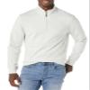 Amazon Essentials Men's Long-Sleeve Quarter-Zip Pullover Fleece Sweatshirt, Light Grey, Small view 1