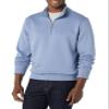 Amazon Essentials Men's Long-Sleeve Quarter-Zip Pullover Fleece Sweatshirt, Denim Blue, XX-Large view 1