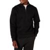 Amazon Essentials Men's Long-Sleeve Quarter-Zip Pullover Fleece Sweatshirt, Black, Large view 1