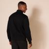 Amazon Essentials Men's Long-Sleeve Quarter-Zip Pullover Fleece Sweatshirt, Black, Large view 3