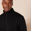 Amazon Essentials Men's Long-Sleeve Quarter-Zip Pullover Fleece Sweatshirt, Black, Large view 4