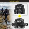 Zavothy Tactical Military Backpack for Men 40L Laptop Backpack Army Backpack 3 Day Assault Pack Molle Bag with a US Flag Patch for Hiking Gym Travel Black view 4