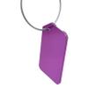 Flybloom Aluminum Luggage Tags Travel Suitcase Bag Baggage Tag(Purple) view 4
