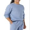 Amazon Essentials Men's Fleece Crewneck Sweatshirt, Denim Blue, X-Small view 1