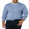 Amazon Essentials Men's Fleece Crewneck Sweatshirt, Denim Blue, X-Small view 4