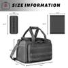 WINCENT Tactical Gun Range Bag for Handguns and Ammo, Shooting Duffle Range Pistol Bag with Magazine Slots Multiple Compartments, Black view 4