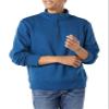 Amazon Essentials Men's Long-Sleeve Quarter-Zip Pullover Fleece Sweatshirt, Teal Blue, Large view 1