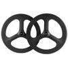 Superteam Tri-Spoke Wheelset 700c Clincher 70mm Disc Brake Road Bike 3 Spoke Wheels (Wheelset, Center-Lock) view 1