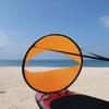 Kayak Sail,Downwind,Kayak Canopy,Kayak Wind Sail Kit, PVC Downwind Wind Paddle Popup Board with Transparent Window Folding Sailboat Accessories for Kayak Canoes Inflatables Boats view 3