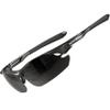 ATTCL Polarized Sunglasses Men Sports: Secure Fit Wrap Around TR90 Frame Ultra-Light UV Protection for Fishing Driving Running Golf 7027 Drak Black view 1