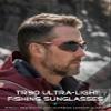 ATTCL Polarized Sunglasses Men Sports: Secure Fit Wrap Around TR90 Frame Ultra-Light UV Protection for Fishing Driving Running Golf 7027 Red Grey view 2