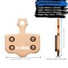 2 Pairs Copper Based Disc Brake Pads for Sram Avid Elixir 1 3 5 7 9 R ER CR Mag Level TL T Sram XX X7 X9 XXWC DB1 DB3 DB5 view 2