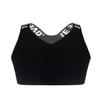 winying Kids Girls Wireless Yoga Sports Bras Child Fitness Cotton Crop Tops Vest Running Training Bra Black 4 view 1