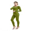 Full Bodysuit Womens Long Sleeve One Piece Jumpsuit Spandex Zentai Unitard (Small, Olive Green) view 3