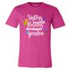 TEEAMORE Sisters Different Flowers from The Same Garden Shirt Women V Neck T-Shirt view 1