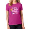 TEEAMORE Sisters Different Flowers from The Same Garden Shirt Women V Neck T-Shirt view 3