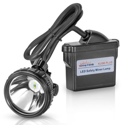 Super Bright Rechargeable Mining Headlamp KL6M.Plus, 1+2 LED Explosion-Proof Waterproof Cap Lamp, Safety Coal Miner Light for Hunting, Fishing, Caving, Camping, Tunnel Work, and Outdoor Adventure