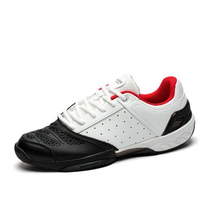 ROPHOO Fencing Shoes, Standard Sneakers for Men & Women, Epee & Sabre Foil Fencing Gears, Esgrima Training Equipments (Black-Red, 9)