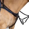 Modified Bridge Breastplate - with Blue and White Elastics Havana Oversize view 3