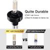 LYCAEA 6 inch 3 Nautical Mile Boat Anchor Light All Around LED Fixed Mount Navigation Light With Stainless Steel Base and Aluminum Tube, 12-24 VDC view 2