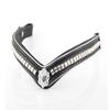 Flexible Fit Equestrian Black Nosebandless Snaffle Bridle 'Anderson' with Reins Pony view 3