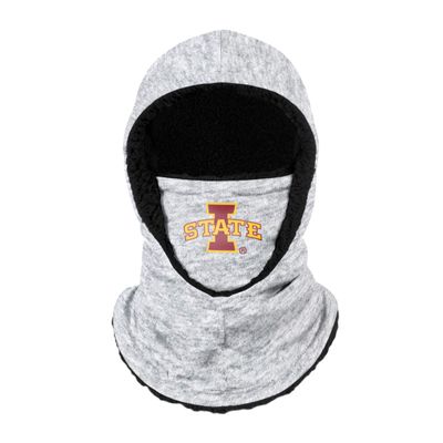 FOCO Iowa State Cyclones NCAA Gray Hooded Gaiter Scarf - Youth