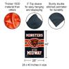 Chicago Bears Monsters of the Midway Double Sided Banner Flag view 2