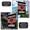 Chicago Bears Monsters of the Midway Double Sided Banner Flag view 4