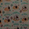 Sizes: Half Yard (18 x 44) Retro Bowling PINS Bowl Balls Strike Spare Cream TAN Digital Cotton Fabric BTHY view 1