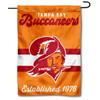 Buccaneers Throwback Retro Vintage Garden Flag Double Sided Banner view 1