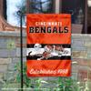 Bengals Throwback Retro Vintage Garden Flag Double Sided Banner view 2