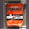 Bengals Throwback Retro Vintage Garden Flag Double Sided Banner view 4