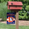 Broncos Throwback Retro Vintage Garden Flag Double Sided Banner view 3