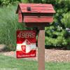 49ers Throwback Retro Vintage Garden Flag Double Sided Banner view 3