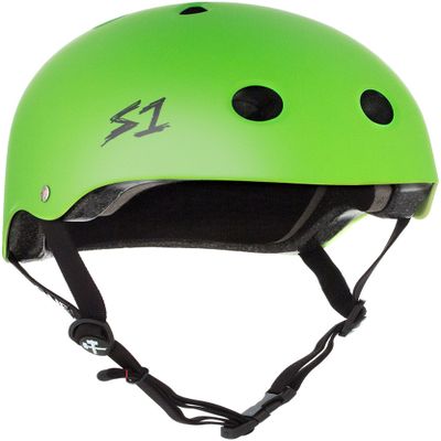 S1 Lifer Helmet for Skateboarding, BMX, and Roller Skating - EPS Fusion Foam, CPSC & ASTM Certified - Bright Green Matte X-Large (22.5")