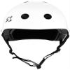 S1 Lifer Helmet for Skateboarding, BMX, and Roller Skating - EPS Fusion Foam, CPSC & ASTM Certified - White Gloss Medium (21.5") view 3