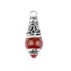 The Bead Chest Carnelian Silver Capped Locket Pendant (28x10mm) view 1