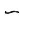 Flexible Fit Equestrian Raised Plain with Silver Pipe Wave Gel Browband - Black Black Cob view 3
