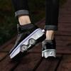 Double-Row Deform Wheel Automatic Walking Shoes Invisible Deformation Roller Skate 2 in 1 Removable Pulley Skates Skating Parkour (Black with Light, US 10.5) view 4