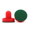 ccHuDE 2 Pcs Red Air Hockey Pushers and Air Hockey Pucks Great Goal Handles Paddles Replacement Accessories for Game Tables view 2