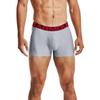 Under Armour mens Tech 3-inch Boxerjock 2-Pack, Mod Gray Light Heather (011)/Jet Gray Light Heather, 4X-Large view 2