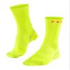 FALKE Unisex BC Impulse Reflective Cycling Socks, Breathable Quick Dry, Mid Calf, Ultra Thin Cushion, Lightweight, Yellow (Lightning 1690), 6.5-8.5, 1 Pair view 1
