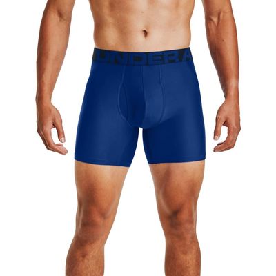 Under Armour mens Tech 6-inch Boxerjock 2-Pack, Royal (400)/Academy Blue, 5X-Large
