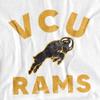 Virginia Commonwealth University Official Rams Logo Unisex Adult T-Shirt, White, 4X-Large view 2