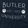 Butler University Official Simple Unisex Adult T-Shirt, Navy, 4X-Large view 2