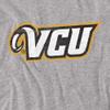 Virginia Commonwealth University Official Distressed Primary Unisex Adult T-Shirt, Athletic Heather, 5X-Large view 2