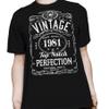 40th Birthday Gift Shirt for Men - Vintage 1986 Top Notch Perfection - Black-4X view 3
