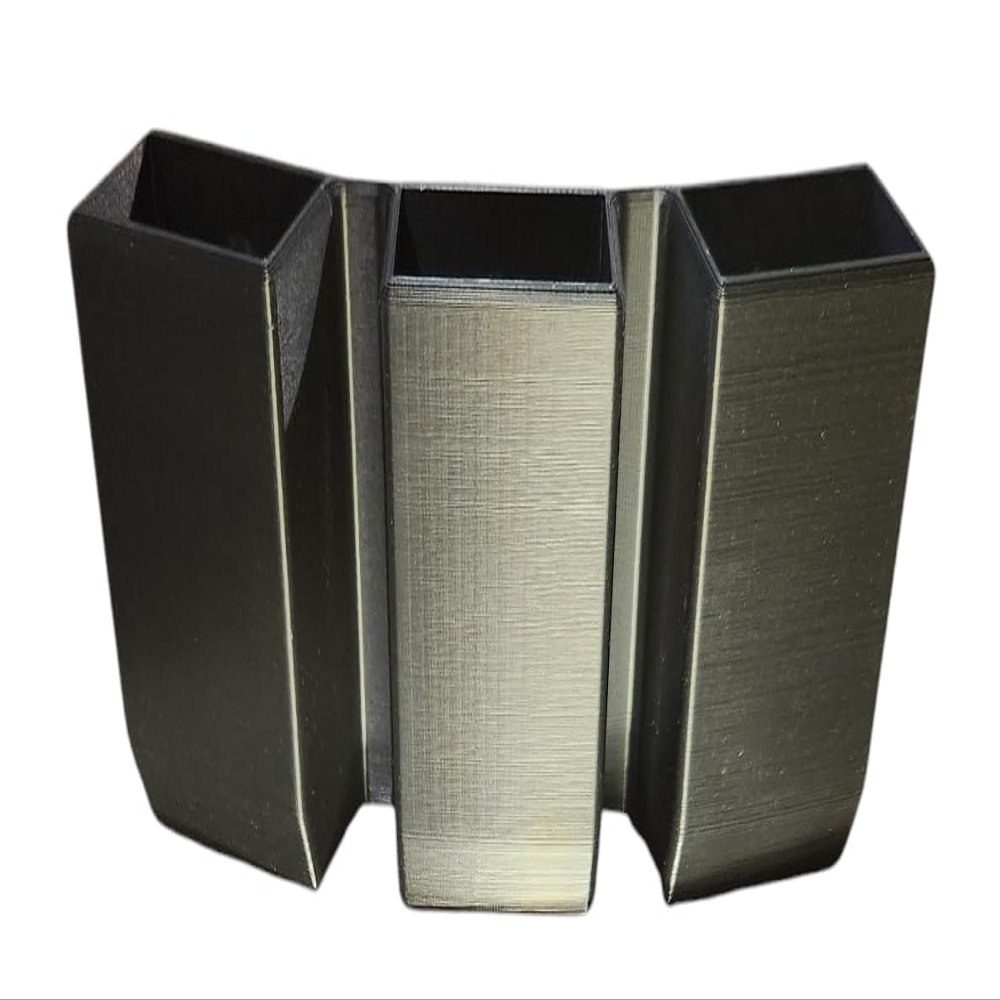 Triple Magazine Pouch (OWB) for Glock 43X and 48, 9mm Magazines (Single Stack), 3 in a Row. Doesn't FIT Glock 43. Adjustable Belt Loops fit: 1.5 inch, 1.75 inch and 2inch Belts.