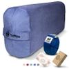 Tumaz Yoga Bolster Set - Rectangular Bolster Pillow for Restorative Yoga, Soft Meditation Pillow with Carry Handle and 8-Feet Strap, Machine Washable Cover view 1