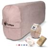 Tumaz Yoga Bolster Set - Rectangular Bolster Pillow for Restorative Soft Meditation Pillow with Carry Handle and 8-Feet Strap, Machine Washable Cover view 1
